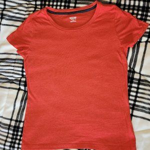 Orange Mossimo cotton blend woman's tee size medium